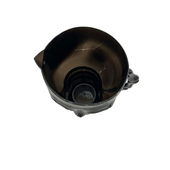 Halloween Black Skeleton Pitcher 2 Goblets Serveware Bar Dining Party Decoration - Picture 6 of 14